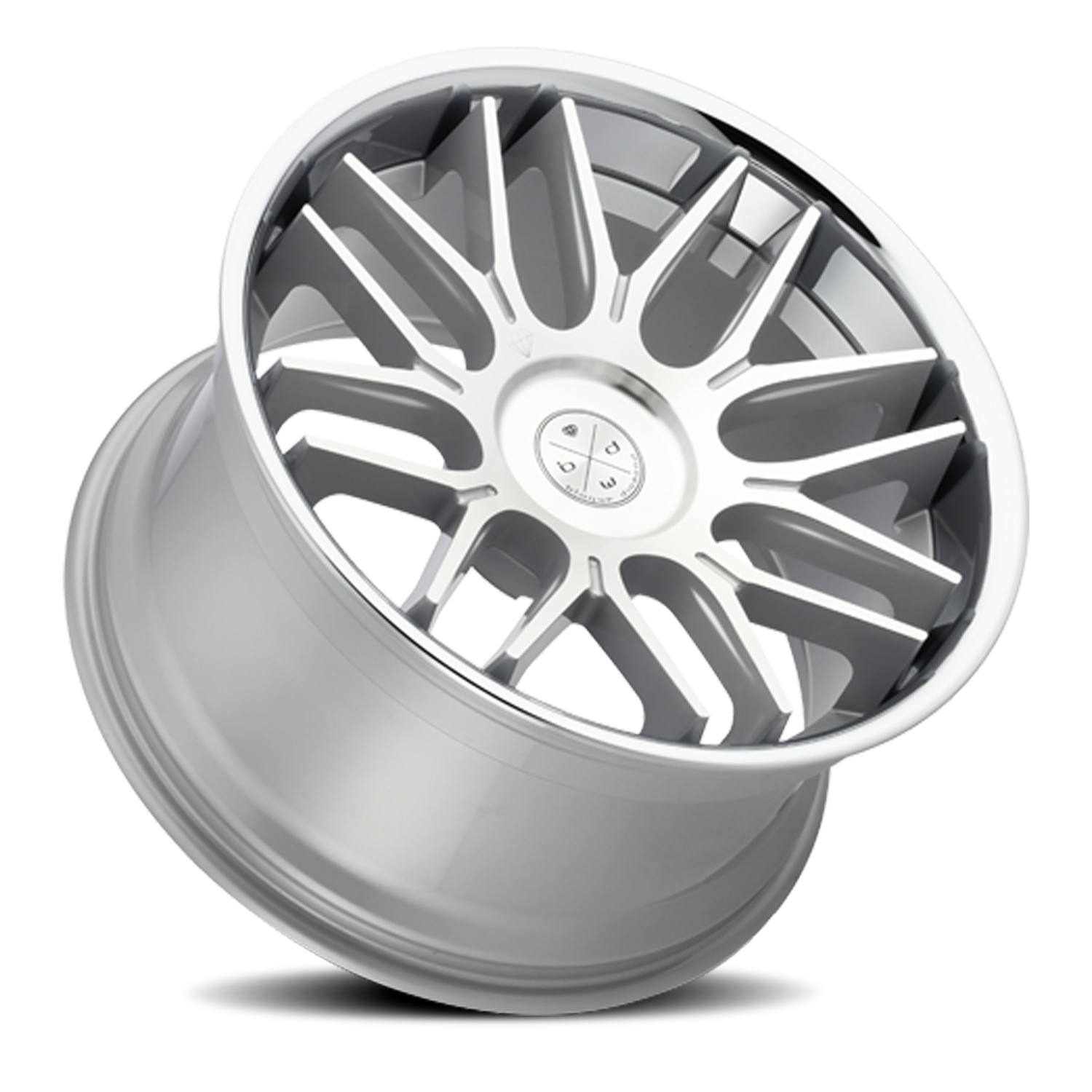 Blaque Diamond BD-27 20x9" 5x120mm 72.56mm CB +35mm Machined Silver Chrome Stainless Steel Lip