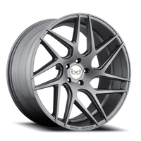 Blaque Diamond BD-3 19x10" 5x114.3mm 73.1mm CB +43mm Matte Graphite
