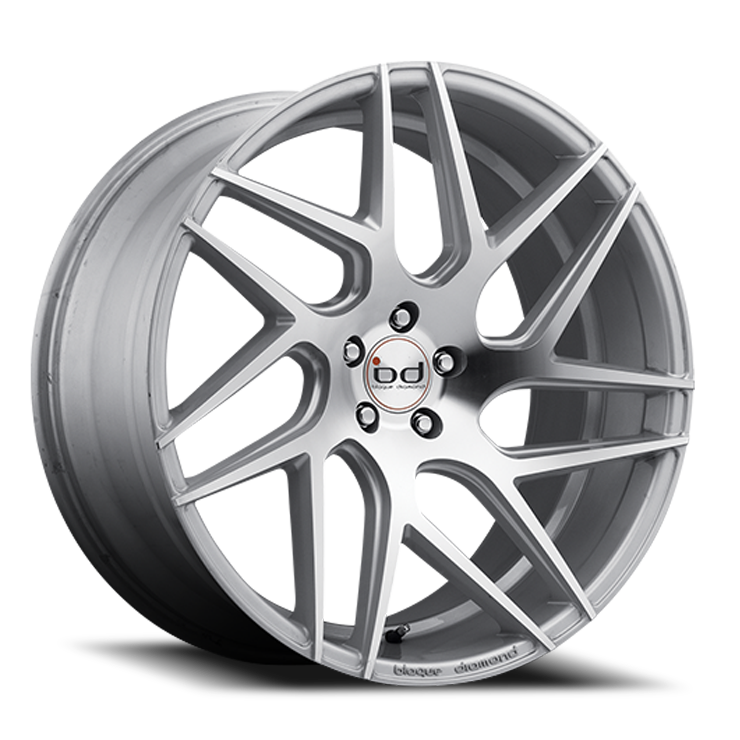 Blaque Diamond BD-3 20x10.5" 5x114.3mm 70.5mm CB +42mm Polished Silver