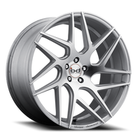 Blaque Diamond BD-3 20x10.5" 5x114.3mm 70.5mm CB +42mm Polished Silver