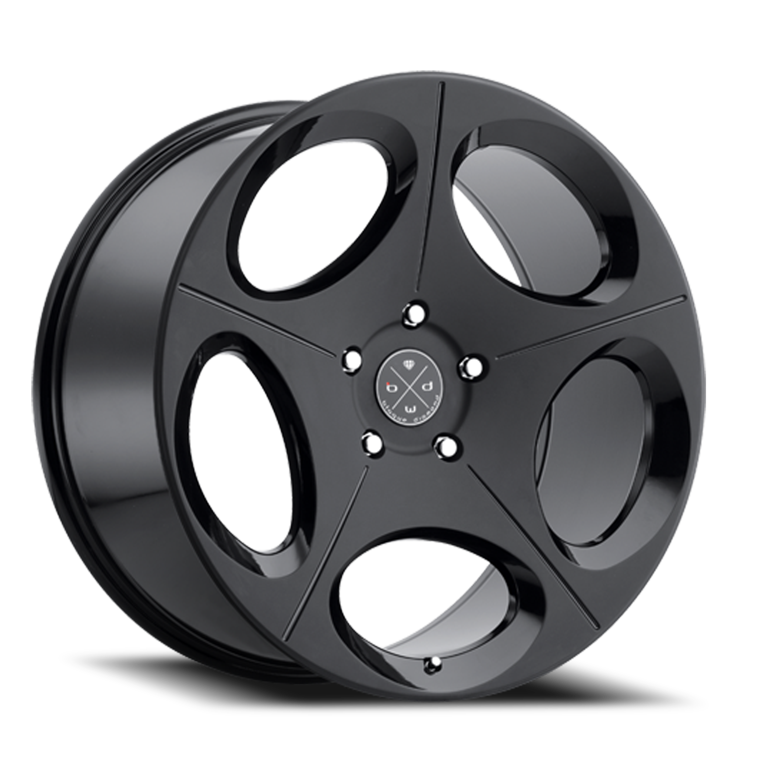 Blaque Diamond BD-77 20x9" 5x120mm 72.56mm CB +35mm Matte Black Gloss Black