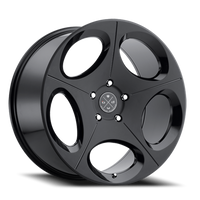 Blaque Diamond BD-77 20x10" 5x120mm 72.56mm CB +40mm Matte Black Gloss Black