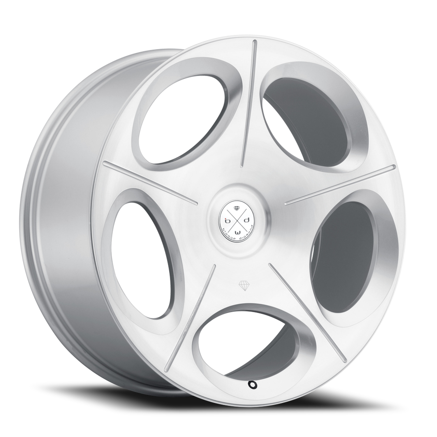 Blaque Diamond BD-77 20x9" 5x114.3mm 70.5mm CB +35mm Silver Machined Face