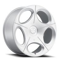 Blaque Diamond BD-77 20x9" 5x114.3mm 70.5mm CB +35mm Silver Machined Face