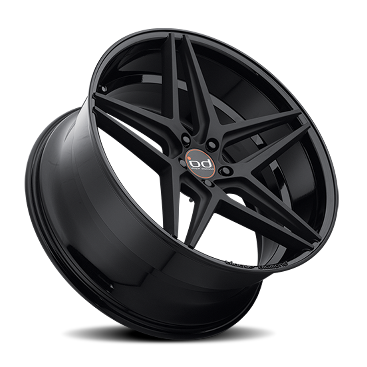 Blaque Diamond BD-8 20x10.5" 5x114.3mm 70.5mm CB +40mm Matte Black Gloss Black