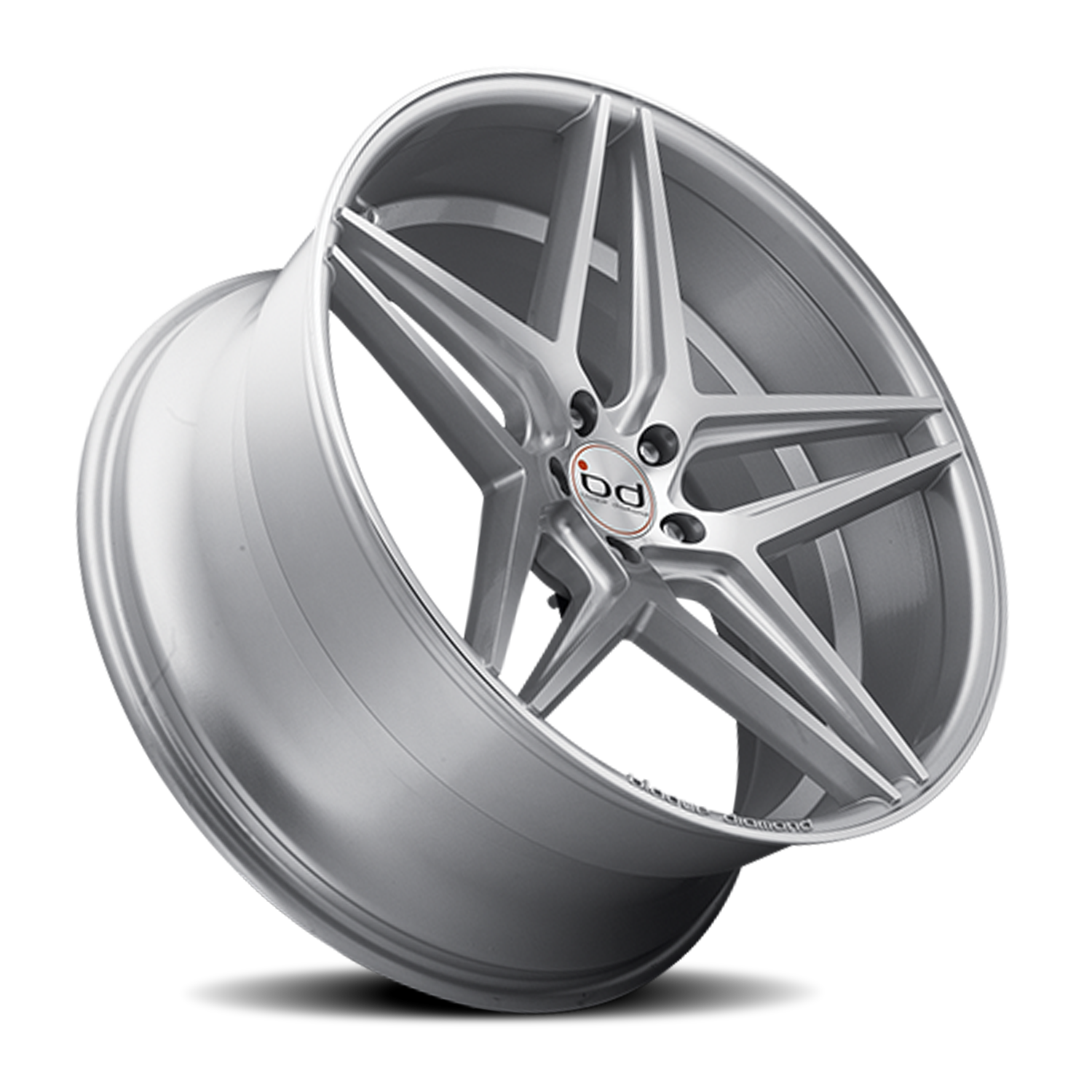 Blaque Diamond BD-8 22x10.5" 5x115mm 71.5mm CB +20mm Polished Silver