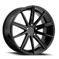 Blaque Diamond BD-9 22x10.5" 5x112mm 66.6mm CB +40mm Gloss Black