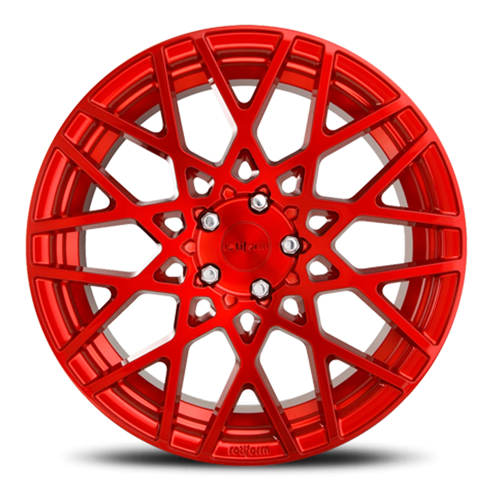 Rotiform BLQ 19x8.5" 5x112mm 66.5mm CB +45mm Candy Red