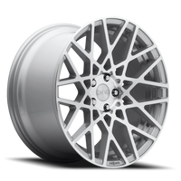 Rotiform BLQ 19x8.5" 5x112mm 66.5mm CB +45mm Gloss Silver Machined