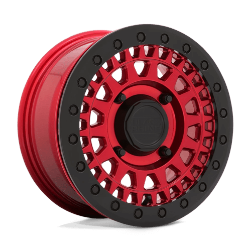 Black Rhino Wheels PARKER UTV BEADLOCK - Candy Red W/ Black Bead Ring - Wheel Warehouse