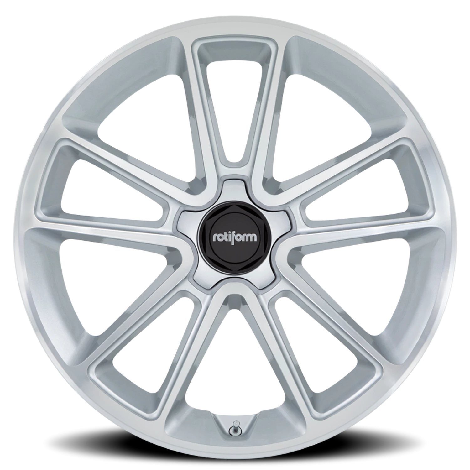 Rotiform BTL 22x10" 5x112mm 66.56mm CB +30mm Gloss Silver Machined Face