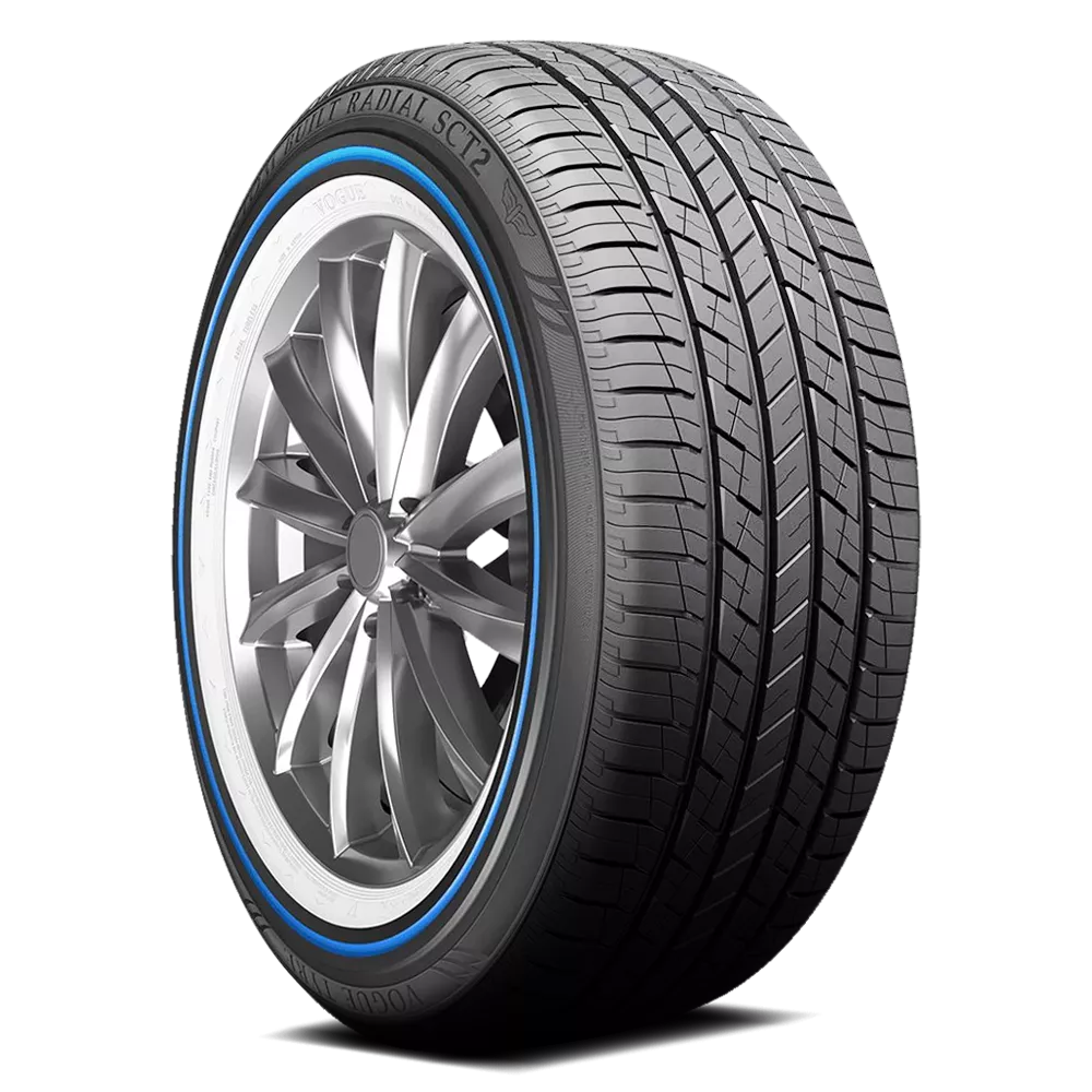 Vogue Custom Built Radial SCT2 Blue Stripe Tires 305/35R24 XL Custom Build Radial SCT2 Blue Stripe(03313241)