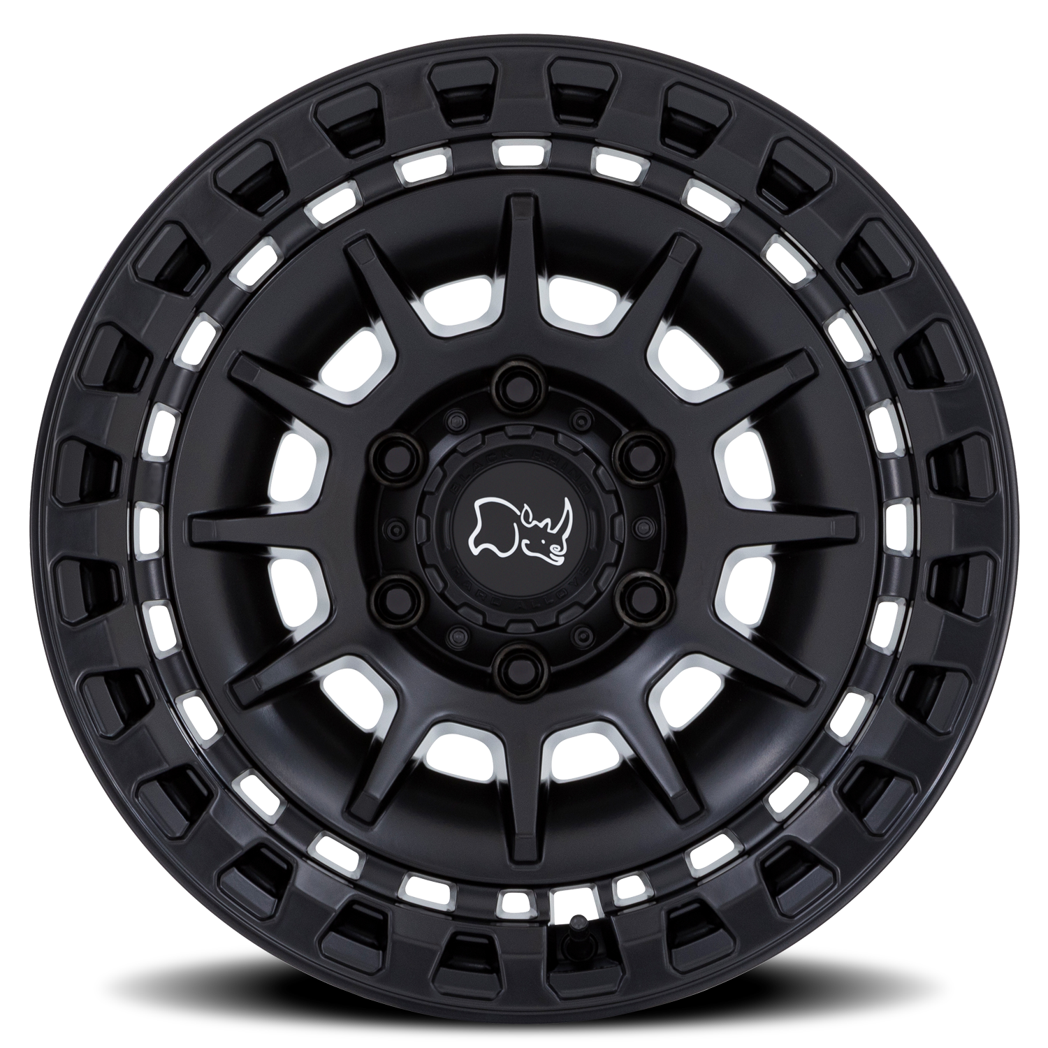 Black Rhino Barrage 17x8.5" 6x135mm 87.1mm CB -10mm Matte Black