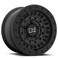 Black Rhino Barricade 17x8.5" 5x127mm 71.5mm CB -34mm Gunblack Black Rock Guard