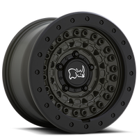 Black Rhino Barricade 18x9" 6x139.7mm 112.1mm CB 0mm Olive Drab Green Black Rock Guard