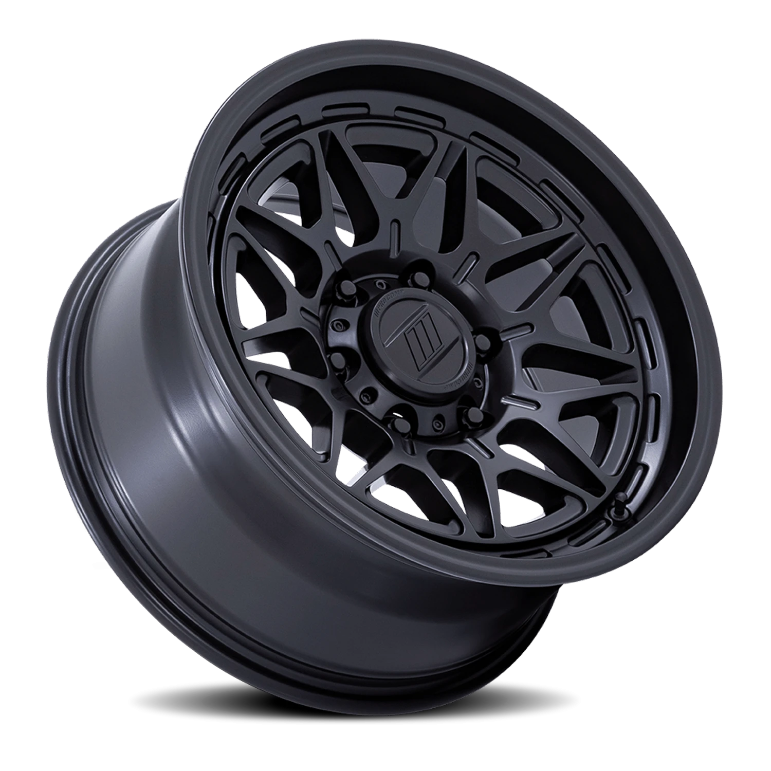 Pro Comp Basecamp PA202 17x8" 6x135mm 87.1mm CB +20mm Matte Black