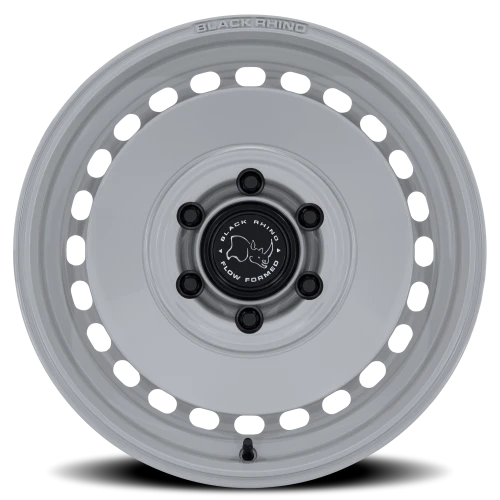 Black Rhino Basin 17x8" 6x130mm 84.1mm CB +32mm Grayspace