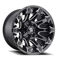 Fuel Battle Axe 20x9 +1 8x170mm 125.1mm Gloss Black Milled