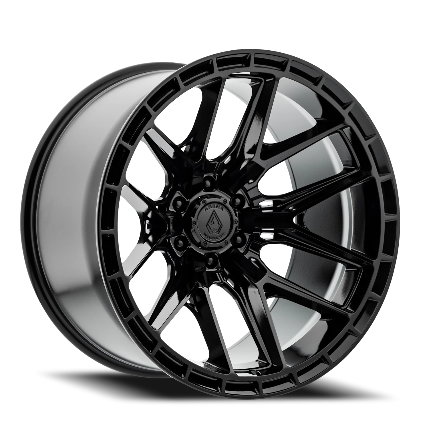 Arena Battle 22x10" 6x139.7mm 106.1mm CB +15mm Gloss Glossy Black