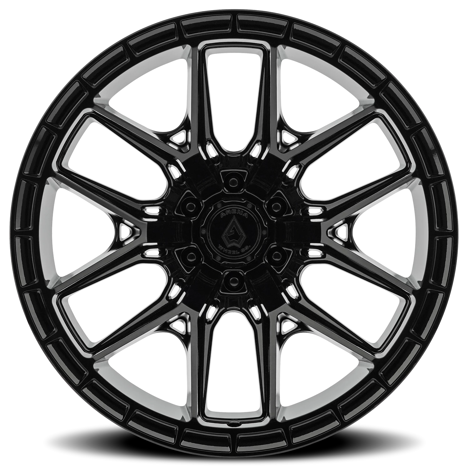 Arena Battle 17x9" 6x139.7mm 106.1mm CB +1mm Gloss Glossy Black