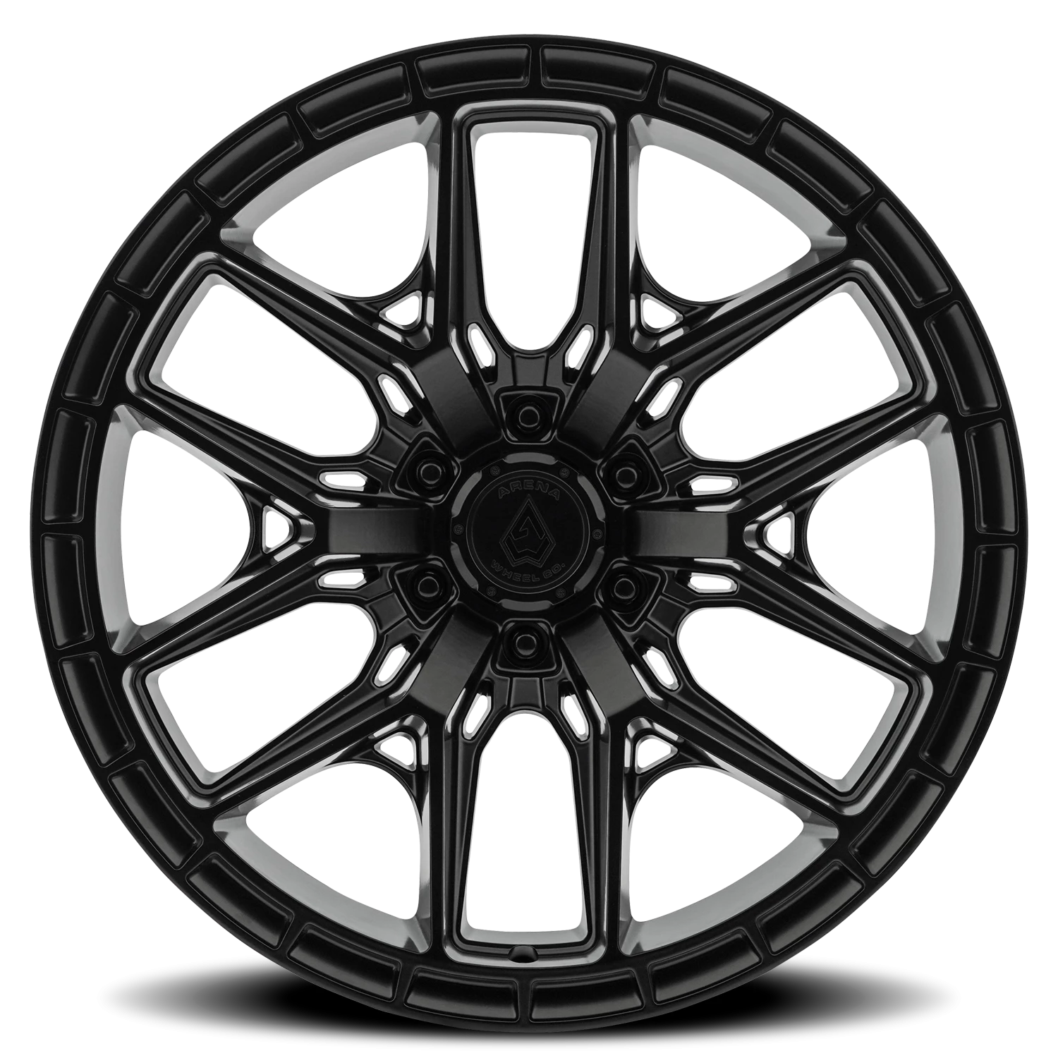 Arena Battle 22x10" 6x139.7mm 106.1mm CB +15mm Satin Black