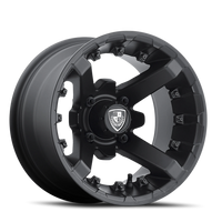 Fairway Alloys Battle 12x7" 4x101.6mm 70.7mm CB -47mm Matte Black