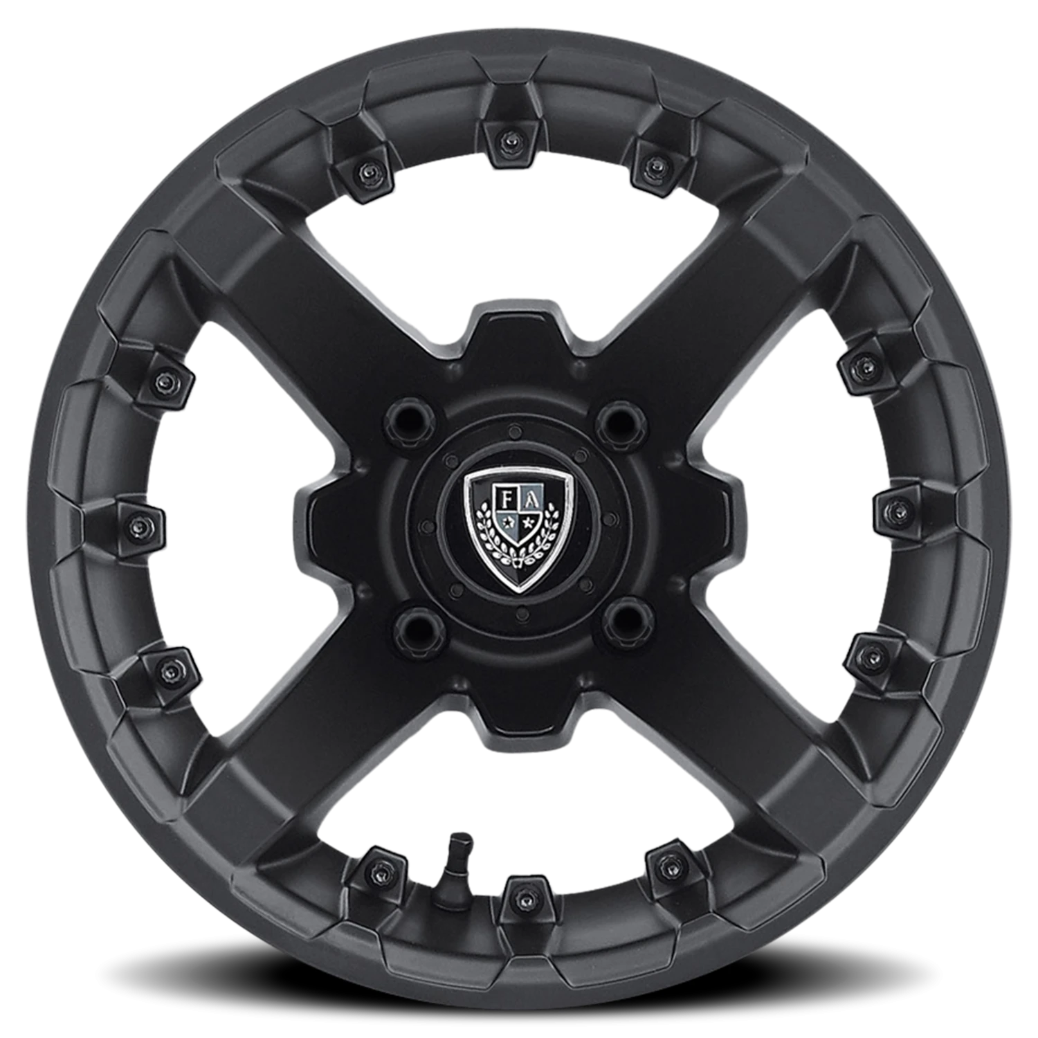 Fairway Alloys Battle 12x7" 4x101.6mm 70.7mm CB -47mm Matte Black