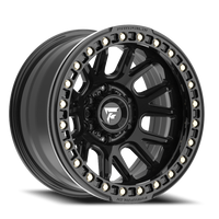 Fittipaldi Offroad Beadlock Series 17x9" 6x139.7mm 106.2mm CB -38mm Satin Black Gloss Black Forged Ring