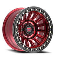 Fittipaldi Offroad Beadlock Series 17x9" 5x127mm 71.5mm CB -38mm Red Gloss Black Forged Ring