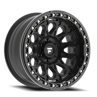 Fittipaldi Offroad Beadlock Series 17x9" 8x170mm 125.2mm CB -15mm Satin Black Gloss Black Forged Ring