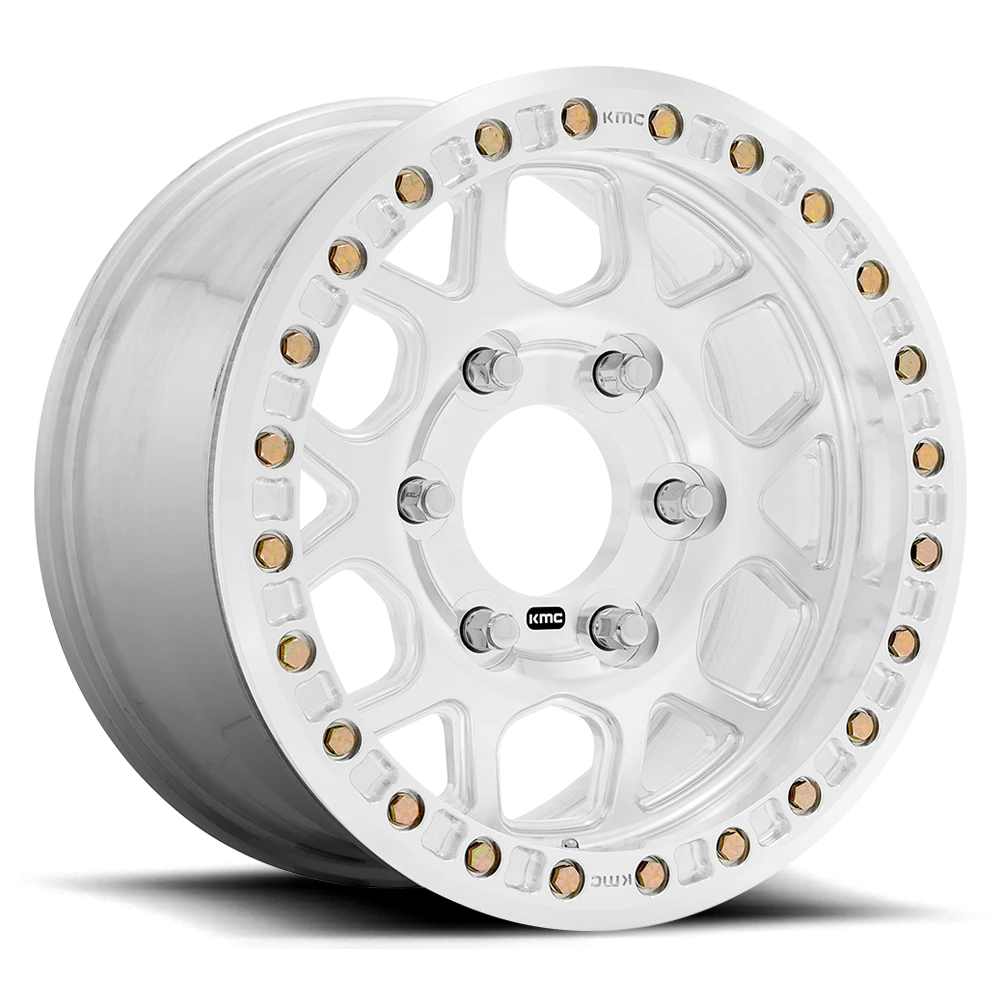 KMC Mesa Forged Beadlock 17x9" 6x135mm 87.1mm CB -12mm Raw Machined