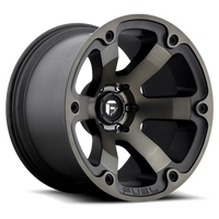 Fuel Beast Aus 17x9" 6x139.7mm 108mm CB +35mm Matte Black Machined-Dark Tint