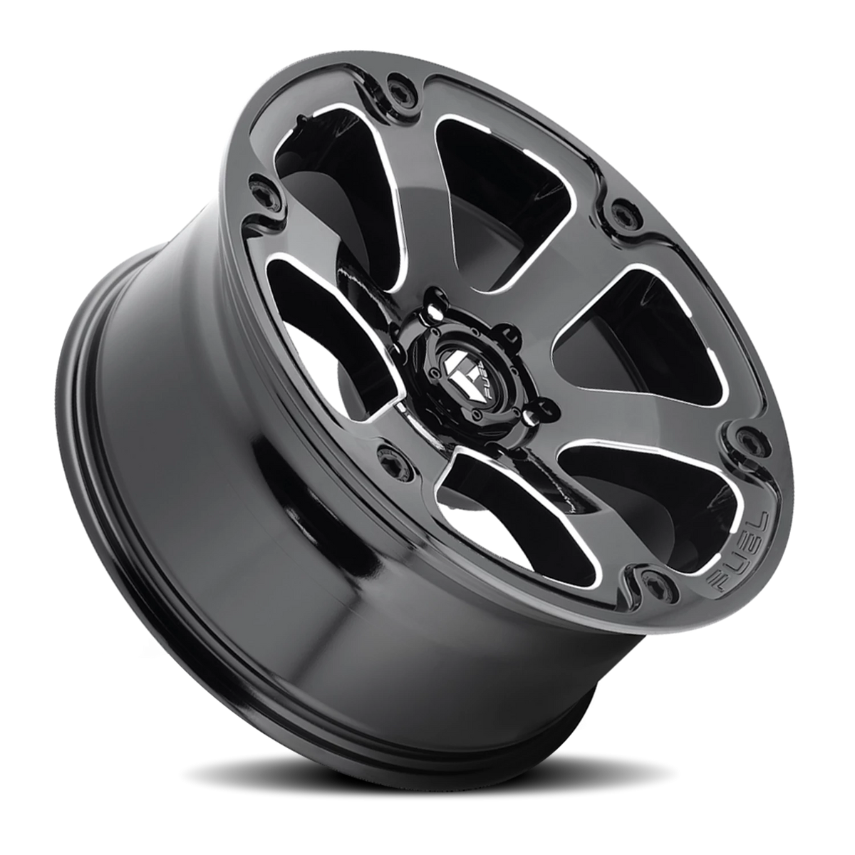 Fuel Beast 20x9 +1 5x127mm 78.1mm Gloss Black Milled