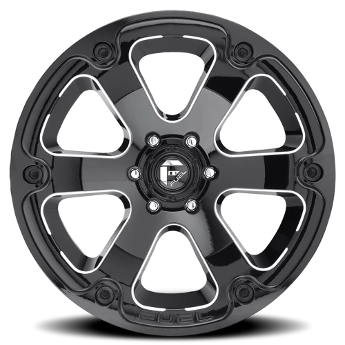 Fuel Beast 20x12 -44 6x135mm 87.1mm Gloss Black Milled