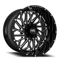 Hardrock Offroad Blacktop Xposed H508 20x10" 8x170mm 125.2mm CB -19mm Gloss Black Milled