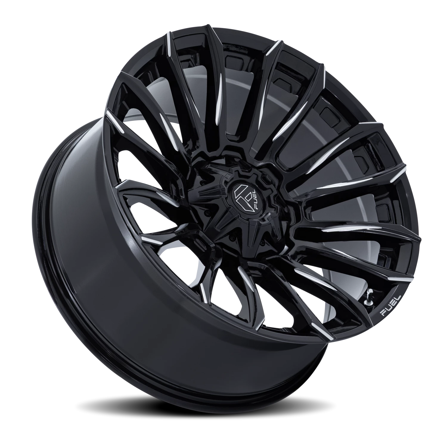 Fuel Blade 22x10" 6x135mm 106.1mm CB -18mm Gloss Black Milled