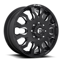 Fuel Blitz Dually 20x8.25" 8x200mm 142mm CB +105mm Gloss Black Milled
