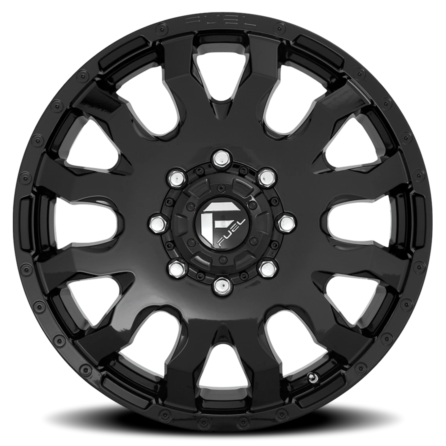 Fuel Blitz Dually 20x8.25" 8x210mm 154.3mm CB +105mm Gloss Black