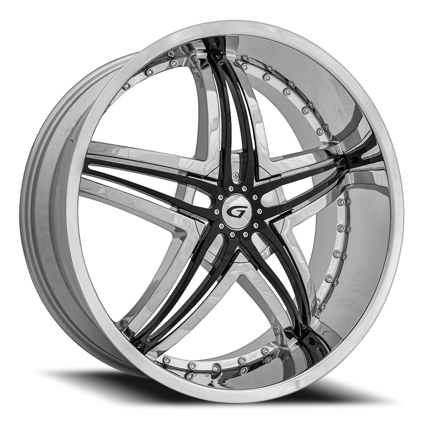 Diablo Blitz 24x10" 6x135mm 87.1mm CB +35mm Chrome