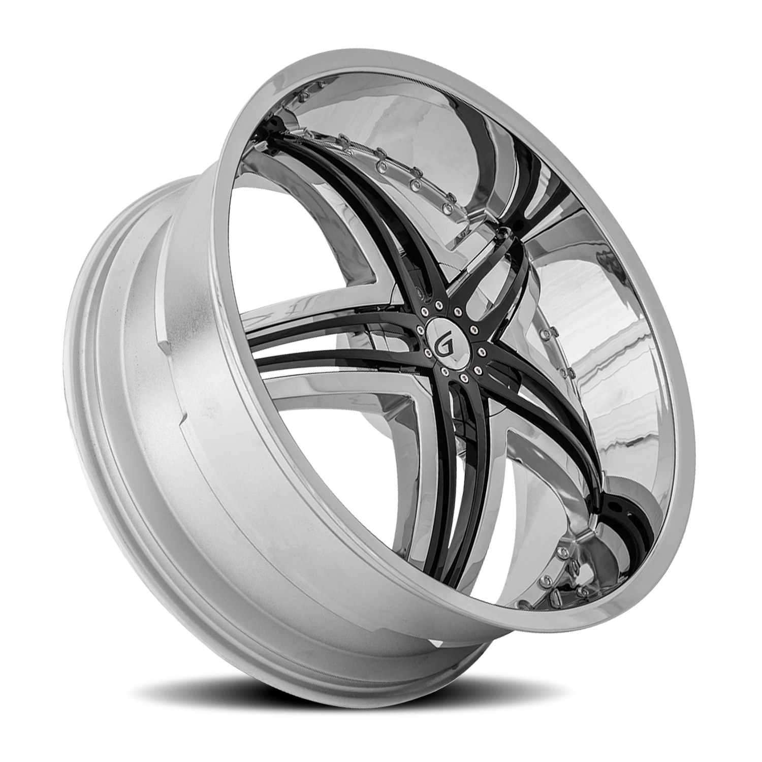 Diablo Blitz 24x10" 6x135mm 87.1mm CB +35mm Chrome