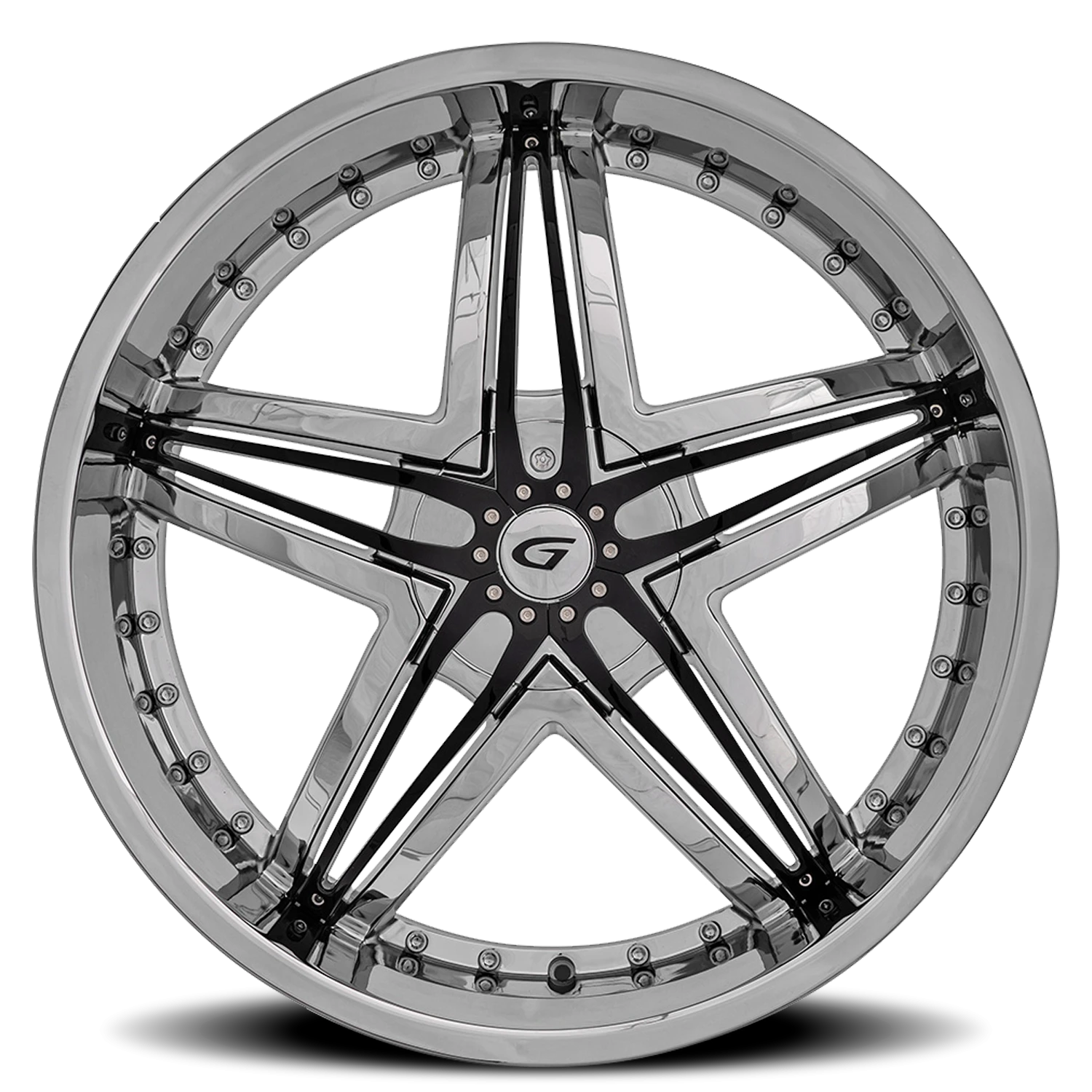 Diablo Blitz 24x10" 6x135mm 87.1mm CB +35mm Chrome