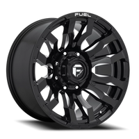 Fuel Blitz 18x9" 8x180mm 124.2mm CB +20mm Gloss Black Milled
