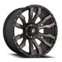Fuel Blitz 18x9" 6x139.7mm 106.1mm CB +20mm Matte Black Double Dark Tint