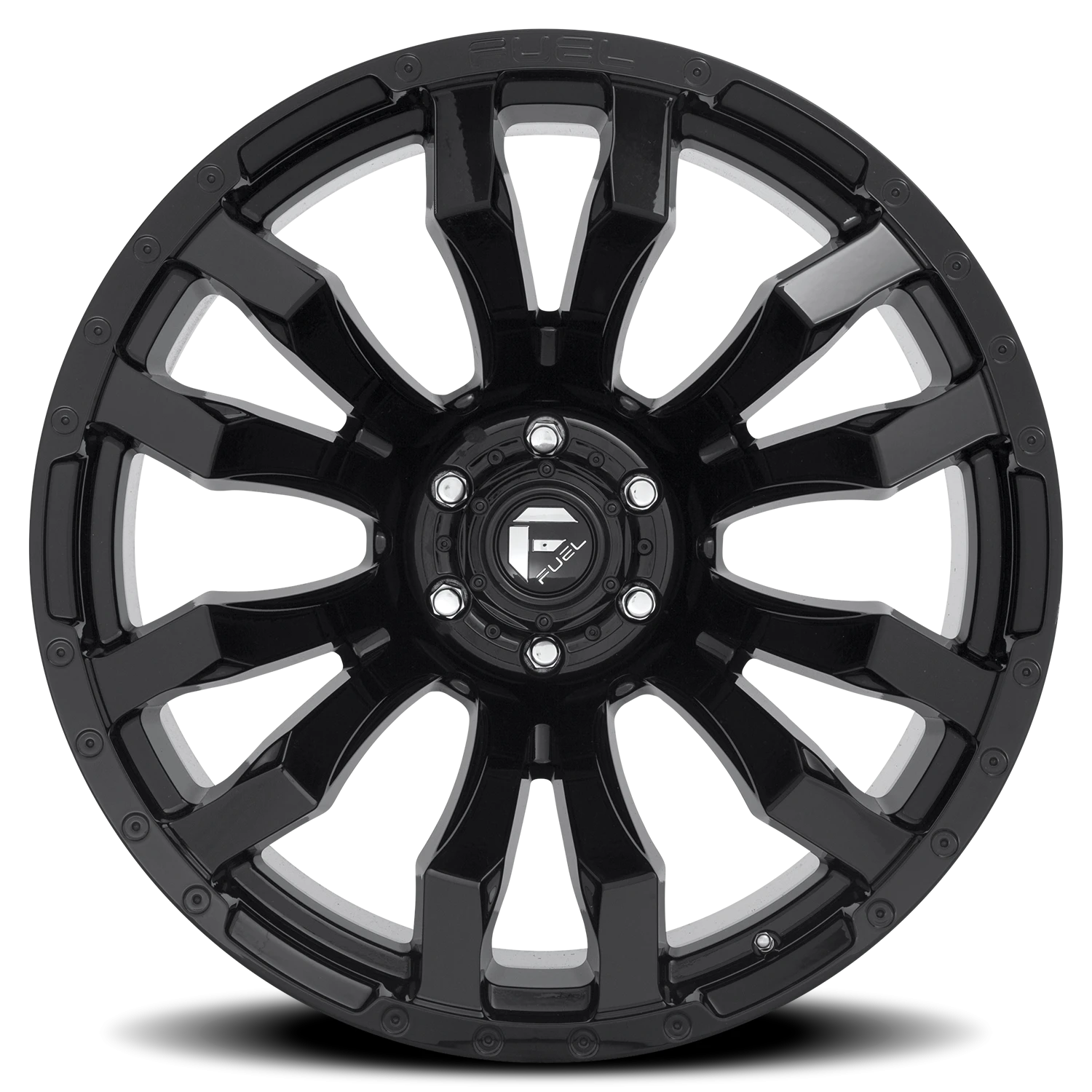 Fuel Blitz 18x9" 5x127mm 71.5mm CB +1mm Gloss Black