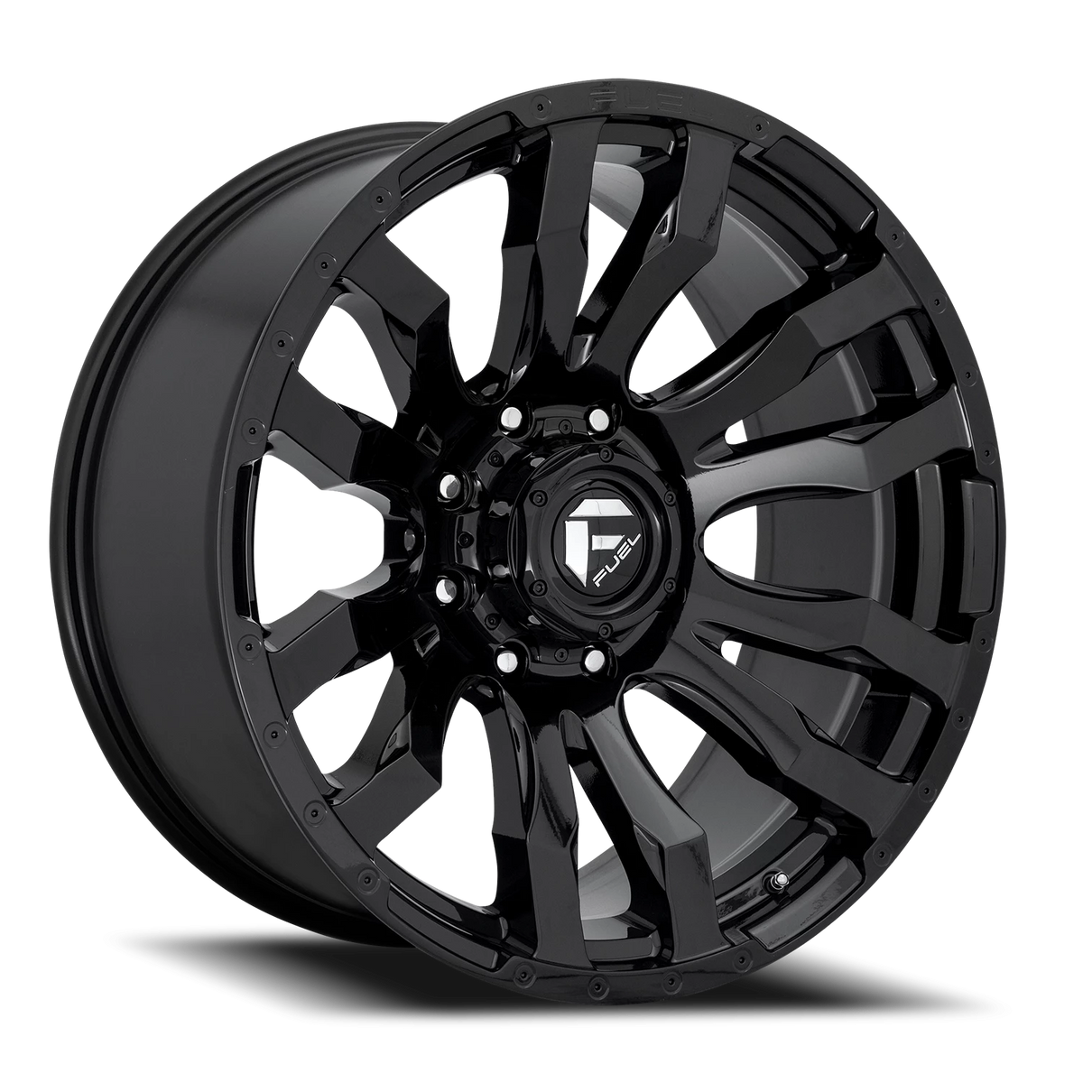 Fuel Blitz 17x9 -12 8x165.1mm 125.1mm Gloss Black
