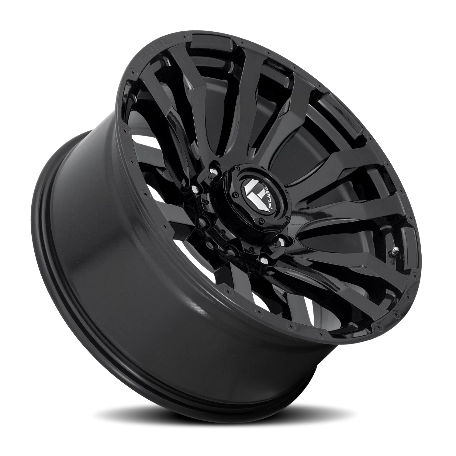 Fuel Blitz 18x9" 8x180mm 124.2mm CB +1mm Gloss Black