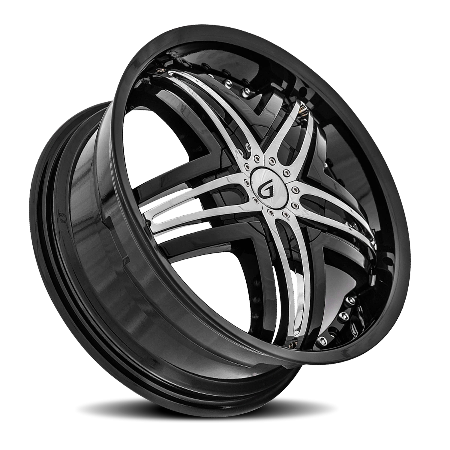 Diablo Blitz 20x8.5" 5x114.3mm 73.1mm CB +35mm Gloss Black