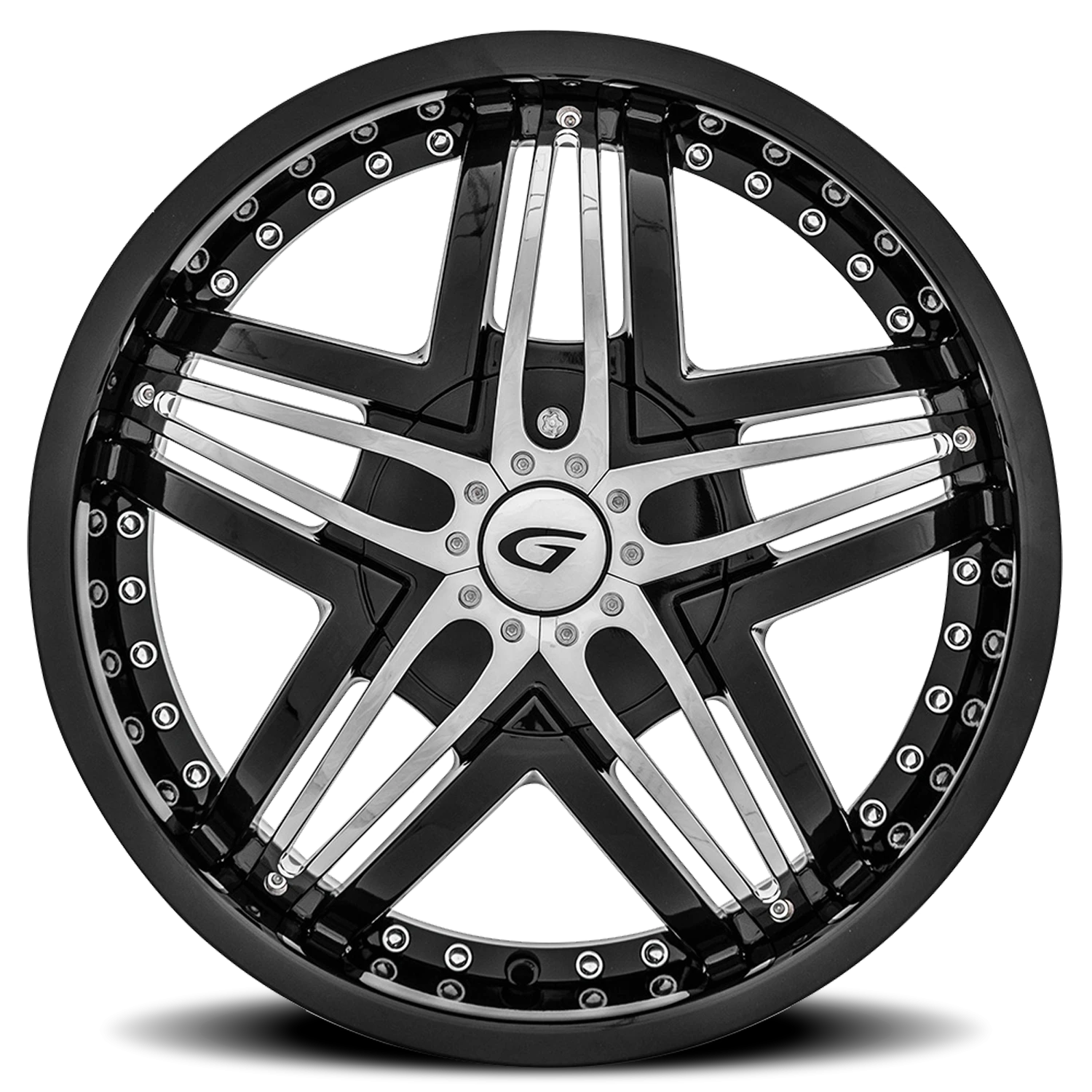 Diablo Blitz 20x8.5" 5x114.3mm 73.1mm CB +35mm Gloss Black