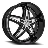 Diablo Blitz 24x10" 6x127mm 78.1mm CB +35mm Gloss Black