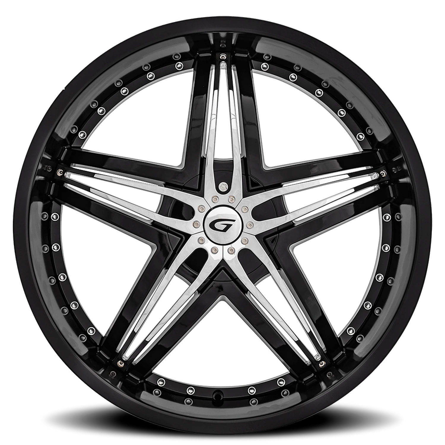 Diablo Blitz 22x8.5" 6x139.7mm 73.1mm CB +38mm Gloss Black